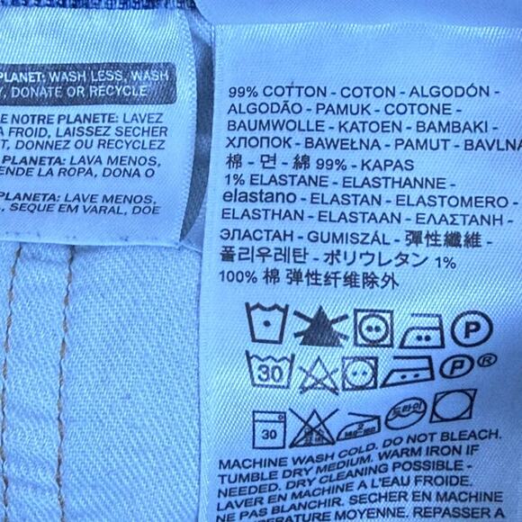 LEVI'S 511 Cutoff Denim Fringed Jean Shorts/Jorts. Levi Strauss & Co. Size 34 - Picture 5 of 7